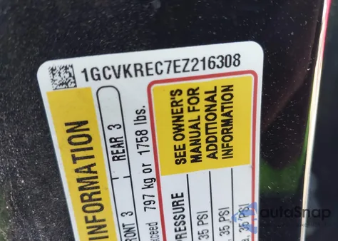 2014 Chevrolet Silverado 1500 2Lt from USA, damaged, VIN 1GCVKREC7EZ216308